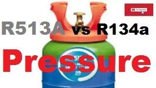 r513a vs r134a operating pressure, replacement gas in commercial refrigeration