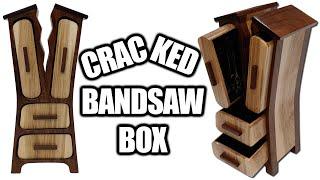 How to Make a Cracked Bandsaw Box (Jewelry Box) - Free Template