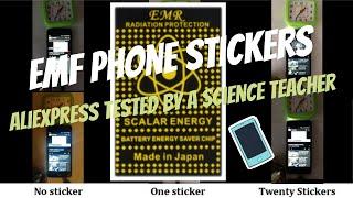 AliExpress: EMF Phone Stickers tested by a science teacher