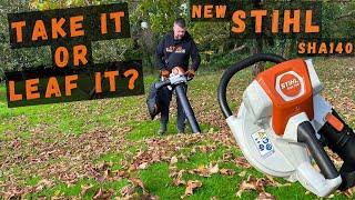 We TEST the BRAND NEW STIHL SHA140 Leaf Vacuum - Was it Worth it?