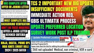 TCS OFFER & JOINING LETTER REVOKED CRITERIA | GBIS ULTIMATIX PROCESS | BGC INSUFFICINCY WARNING MAIL