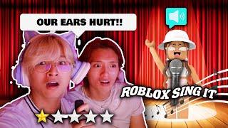 We BRUTALLY Judged 10-Year-Olds in ROBLOX Karaoke (Sing It!)...It Got CHAOTIC!