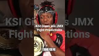 KSI Gives His JMX Fight Predictions #youtubeboxing