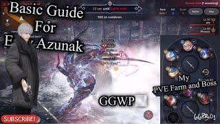 Black Desert Mobile Basic Azunak Guide, How to play ?, Gain More LV and Slap them all !!, GG