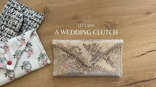 How to sew a simple clutch to match your outfit | Sewing School with Sara SJ Kim