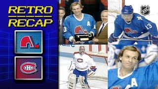 Lafleur's fitting farewell | Retro Recap | Nordiques vs Canadiens