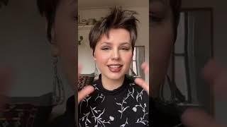 Easy pixie haircut styling tip for days when your hair is flat! #pixiehaircut #shorthair