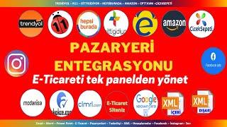 Pazaryeri Entegrasyonu nedir? kulanım test Demosu