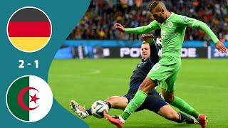 ستبقى خالدة  ألمانيا والجزائر 2-1 كأس العالم 2014 جن جنون حفيظ دراجي