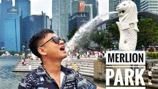 MERLION PARK​ Singapore - [4K Ultra Walking Tour]