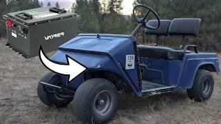 Upgrading An Old Golf Cart With A New 36V Vatrer LiFeP04 Battery Pack