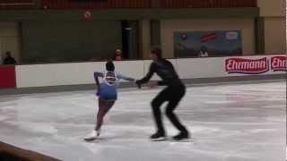 Nebelhorn-Trophy 2012 Vanessa JAMES  Morgan CIPRES FRA FS