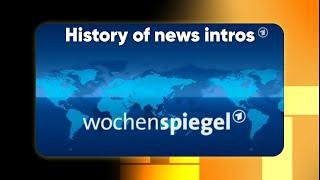 History of news intros - ARD Wochenspiegel