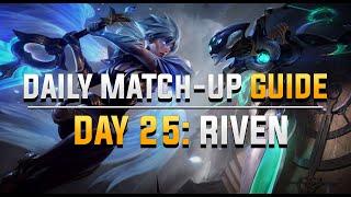 DAILY CAMILLE MATCH-UP GUIDE. DAY 25: Riven.