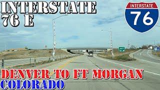 I-76 East - Denver to Fort Morgan - Colorado - 4K Highway Drive