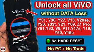 2023 Method:- Pattern Lock Kaise Tode || Vivo Ka Lock Kaise Tode || Vivo Mobile Ka Lock Kaise Tode