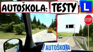 ▶️AUTOŠKOLA: TESTY 2024– Křižovatky, Značky • Jak na závěrečné zkoušky? (4.část)