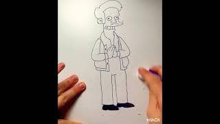 Apu #apu #simpsons #viral #art #drawing #easy #cartoon #shorts #homer #bart #color #lisa