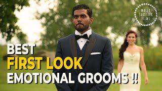 5 Best First Look compilation | Emotional Groom Reaction Seeing his bride in wedding dress 