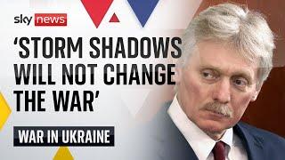 Ukraine War: Britain's supply of Storm Shadows to Kyiv 'extremely negative' - Kremlin spokesperson