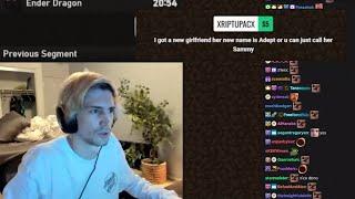 xQc and Dono coincidentally having Girlfriend with same name