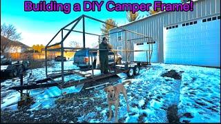 DIY Camper trailer build - designing and welding the Caravan frame! Part 2