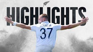 Atkinson Hat-Trick Gives Visitors Large Lead | Highlights | New Zealand v England 2nd Test Day 2