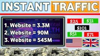 INSTANT TRAFFIC [645M] Affiliate Marketing | How to get Free Traffic For Affiliate Links | Website