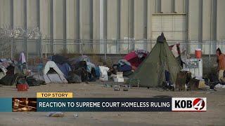 Albuquerque advocates speak out against Supreme Court's homelessness ruling