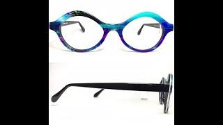 made for bernard shear 3100 silk purple eyeglasses