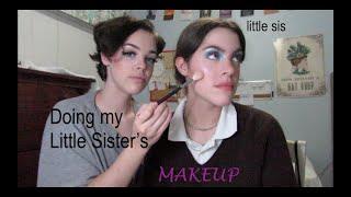 doing my sister's 14th birthday makeup | Jackie Adelle