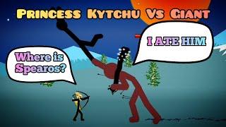 Princess Kytchu  Vs Giant Stick War Legacy Mods Epic Funny Moments