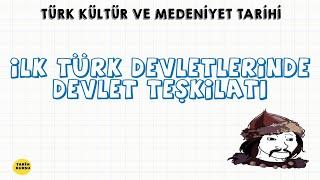 İLK TÜRK DEVLETLERİNDE DEVLET TEŞKİLATI | TÜRK KÜLTÜR VE MEDENİYET TARİHİ