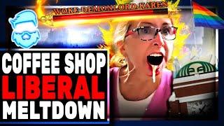 Woke White Woman RAGES At Black Trump Supporter!