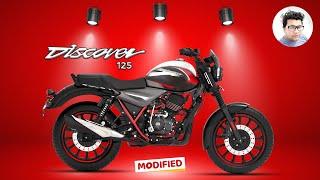 Bajaj Discover 125 cc Bike modified (Get a New Look)