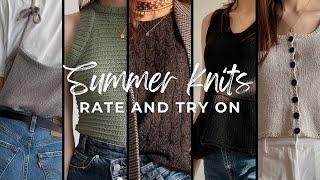 Ranking and trying on all my summer knits ️ | Flops and The best Garments