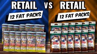 THE BEST FORMAT FOR STADIUM CLUB!! 2024 TOPPS UPDATE FAT PACKS VS STADIUM CLUB FAT PACKS