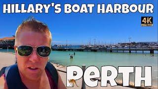 Perth City - Hillary's Boat Harbour - Popular Tourist Destination 4K Walking Tour