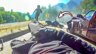 BIKERS WORST NIGHTMARE | EPIC & CRAZY MOTORCYCLE MOMENTS 2024  #32