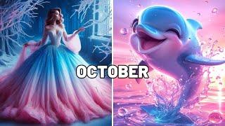 Choose Your Birthday Month And See Your Beautiful Dress And Dolphin || #trending #viral #video