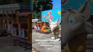 Parque Play Kid, que marcou gerações começa a ser desmontado após encerrar atividades em Nova Iguaçu