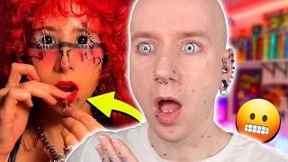 She PIERCED HER EYES CLOSED | New Piercings Gone Wrong | Roly