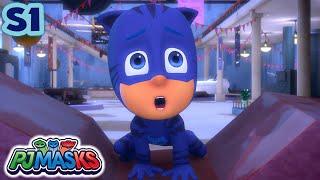 Catboy and the Pogo Dozer | PJ Masks S1 E04 | Cartoon for kids