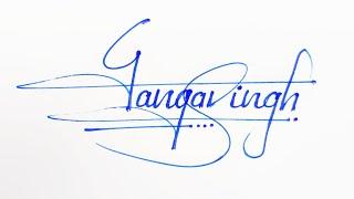 Signature Design #signature | Satish Calligraphy