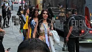 MISS *UNIVERSE 2O24 GALA DE CATRINAS Así llegan sus representantes Colegio de Vizcaínas