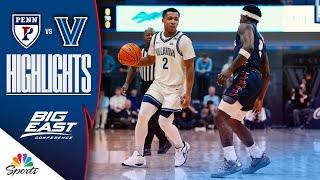 Penn vs. Villanova | COLLEGE BASKETBALL HIGHLIGHTS | 11/19/24 | NBC Sports