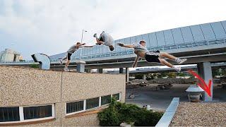 Flipping ICONIC ROOFGAP in Vienna | Parkour Vlog Ep.16 [WIEN]