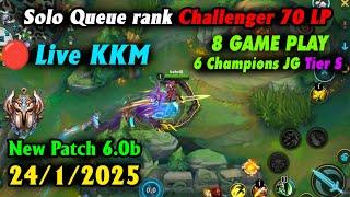 Wild Rift ChinaLive KKM SoloQ rank Challenger 70 LP - Guide play ALL Champions JG Tier S Patch 6.0b