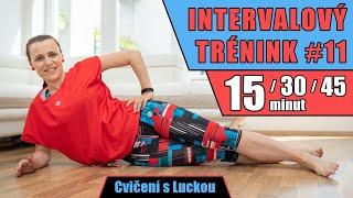 Intervalový trénink 11 - Bříško - Cvičení s Luckou