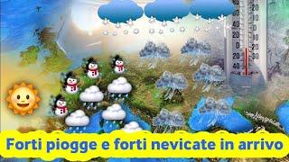 Il meteo estremo di Gennaio 2025: NEVE intensa, ondate di GELO e caldo fuori stagione